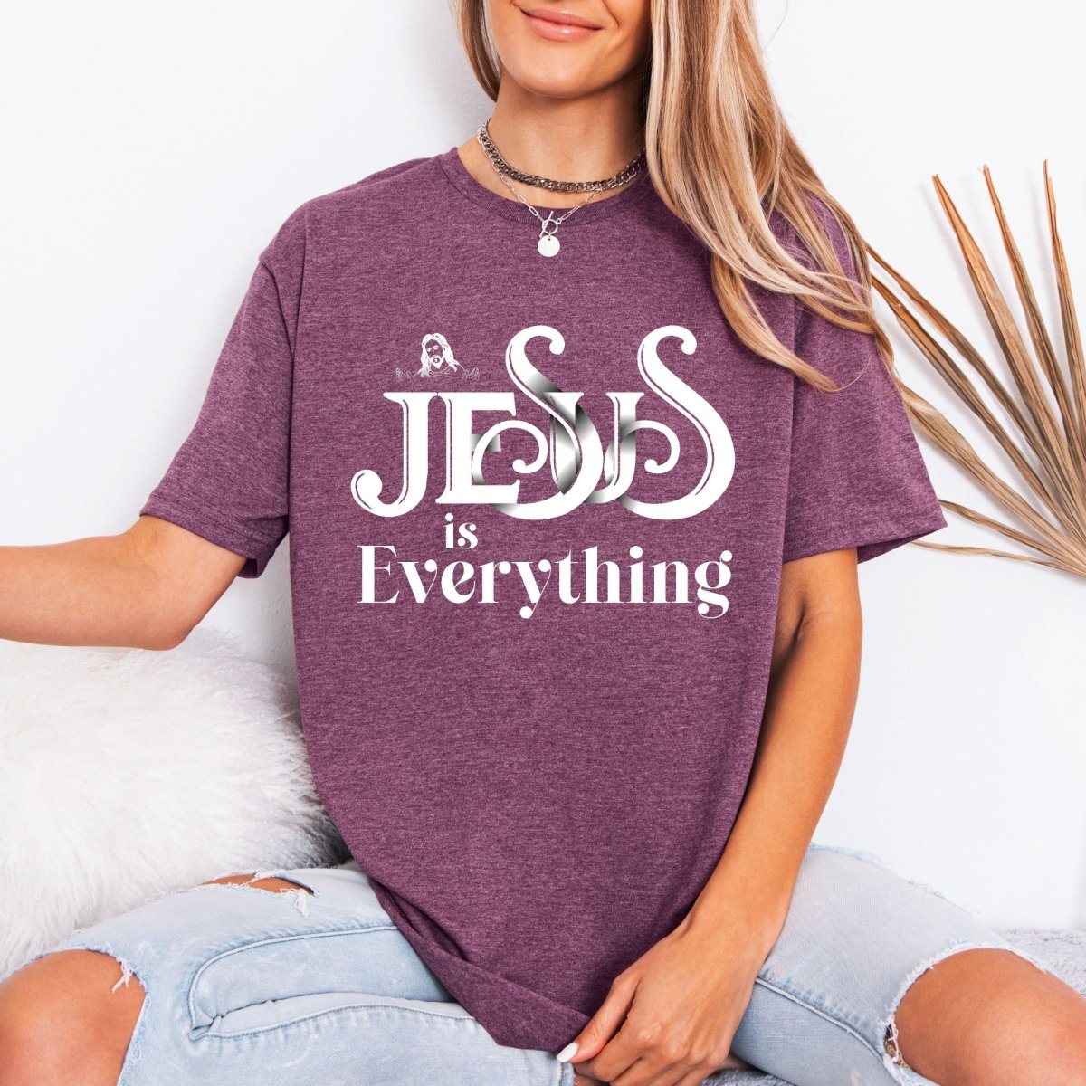 Jesus Is Everything | Bold Faith Statement Tee - Luckets.com