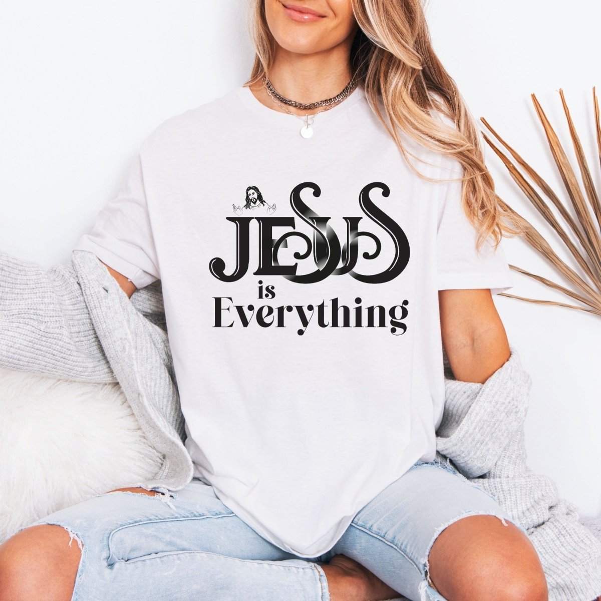 Jesus Is Everything | Bold Faith Statement Tee - Luckets.com