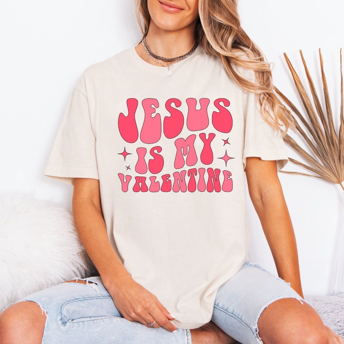 Jesus Is My Valentine | Retro Faith Tee - Luckets.com