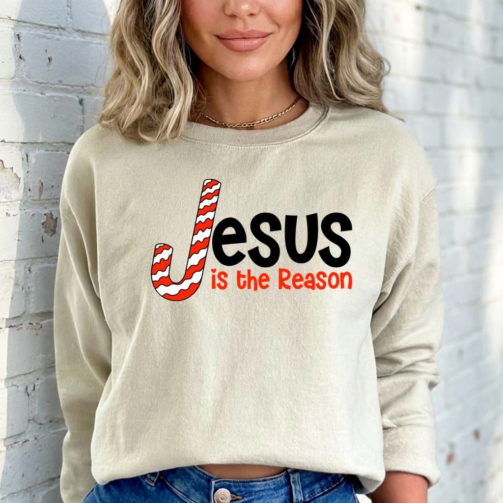 Jesus Is The Reason | Christmas Faith Sweatshirt - Luckets.com