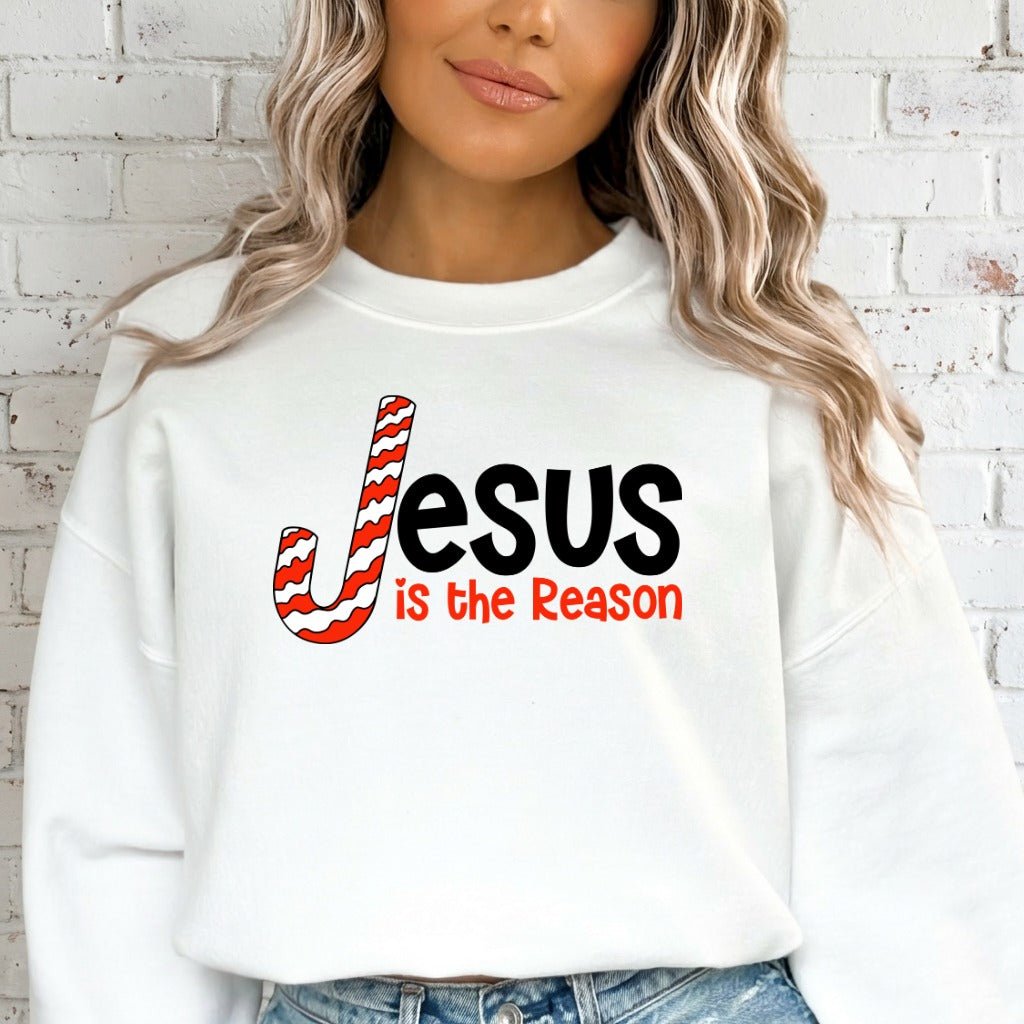 Jesus Is The Reason | Christmas Faith Sweatshirt - Luckets.com