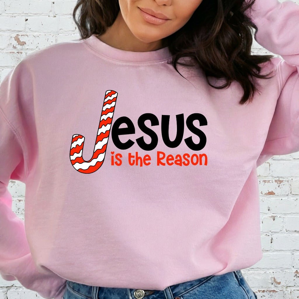 Jesus Is The Reason | Christmas Faith Sweatshirt - Luckets.com
