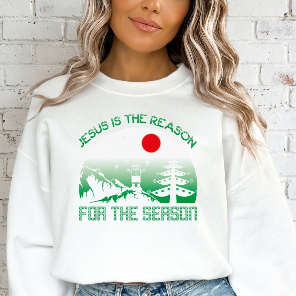 Jesus Is The Reason | Christmas Faith Sweatshirt - Luckets.com