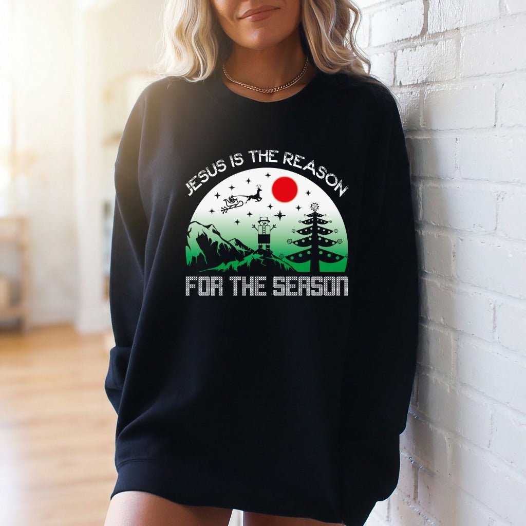 Jesus Is The Reason | Christmas Faith Sweatshirt - Luckets.com