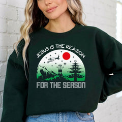 Jesus Is The Reason | Christmas Faith Sweatshirt - Luckets.com