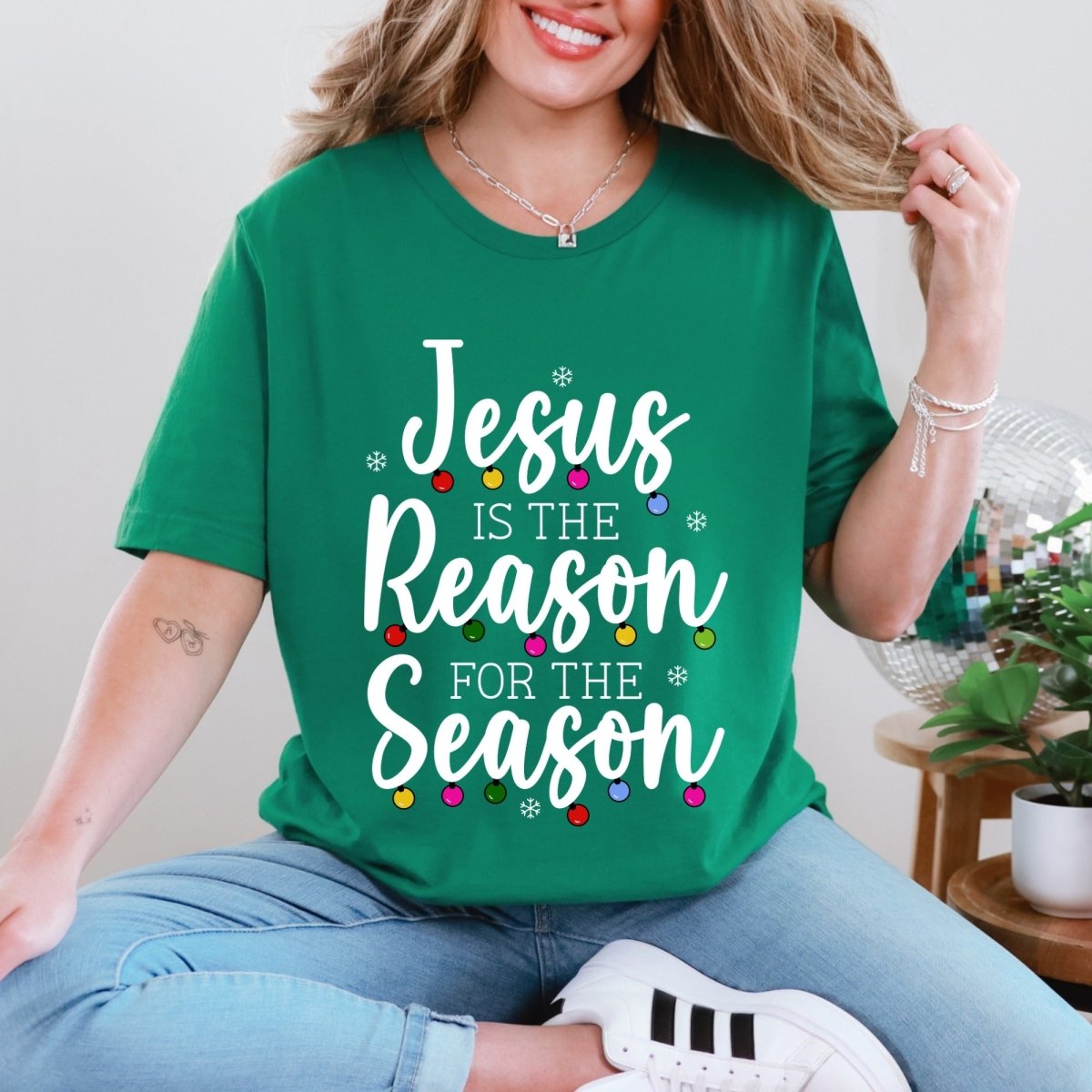 Jesus Is The Reason | Christmas Faith Tee - Luckets.com