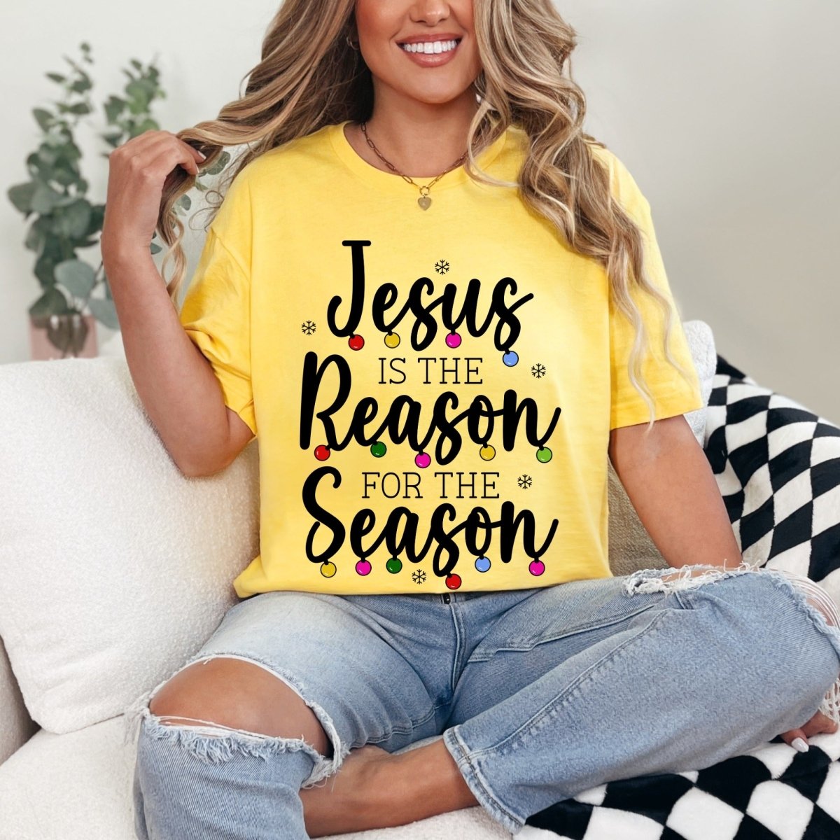 Jesus Is The Reason | Christmas Faith Tee - Luckets.com