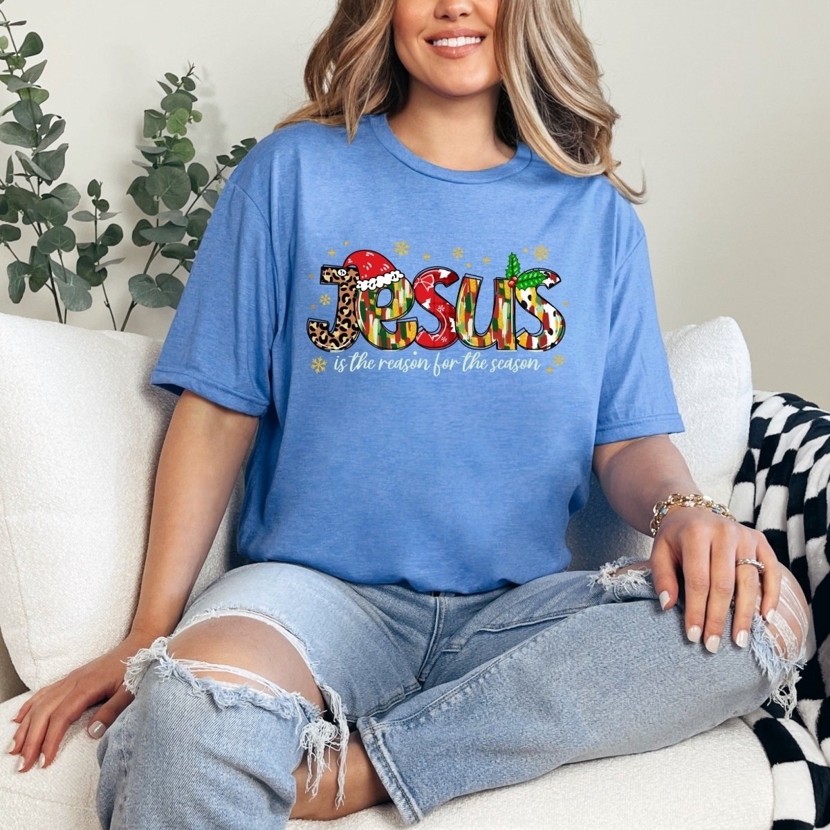Jesus Is The Reason | Christmas Faith Tee - Luckets.com