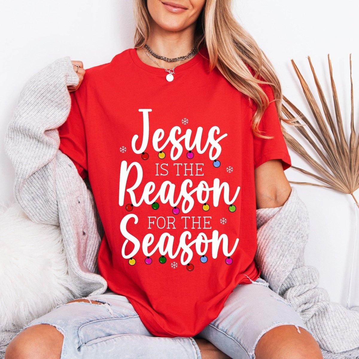 Jesus Is The Reason | Christmas Faith Tee - Luckets.com