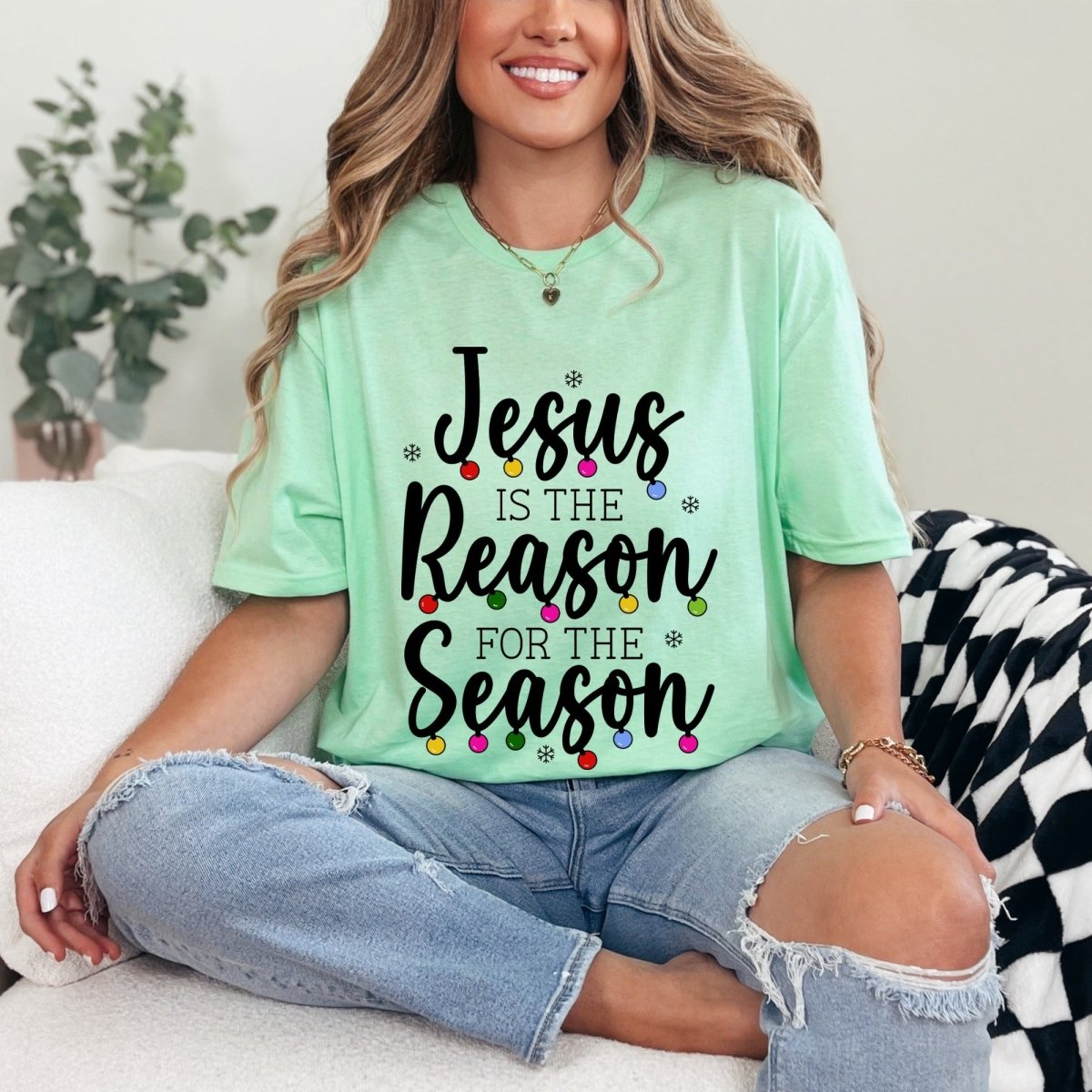 Jesus Is The Reason | Christmas Faith Tee - Luckets.com