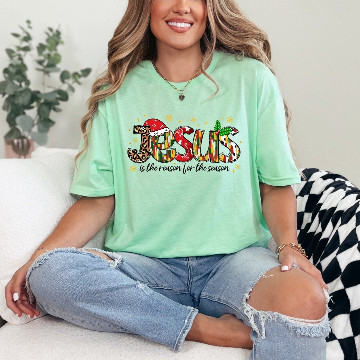 Jesus Is The Reason | Christmas Faith Tee - Luckets.com