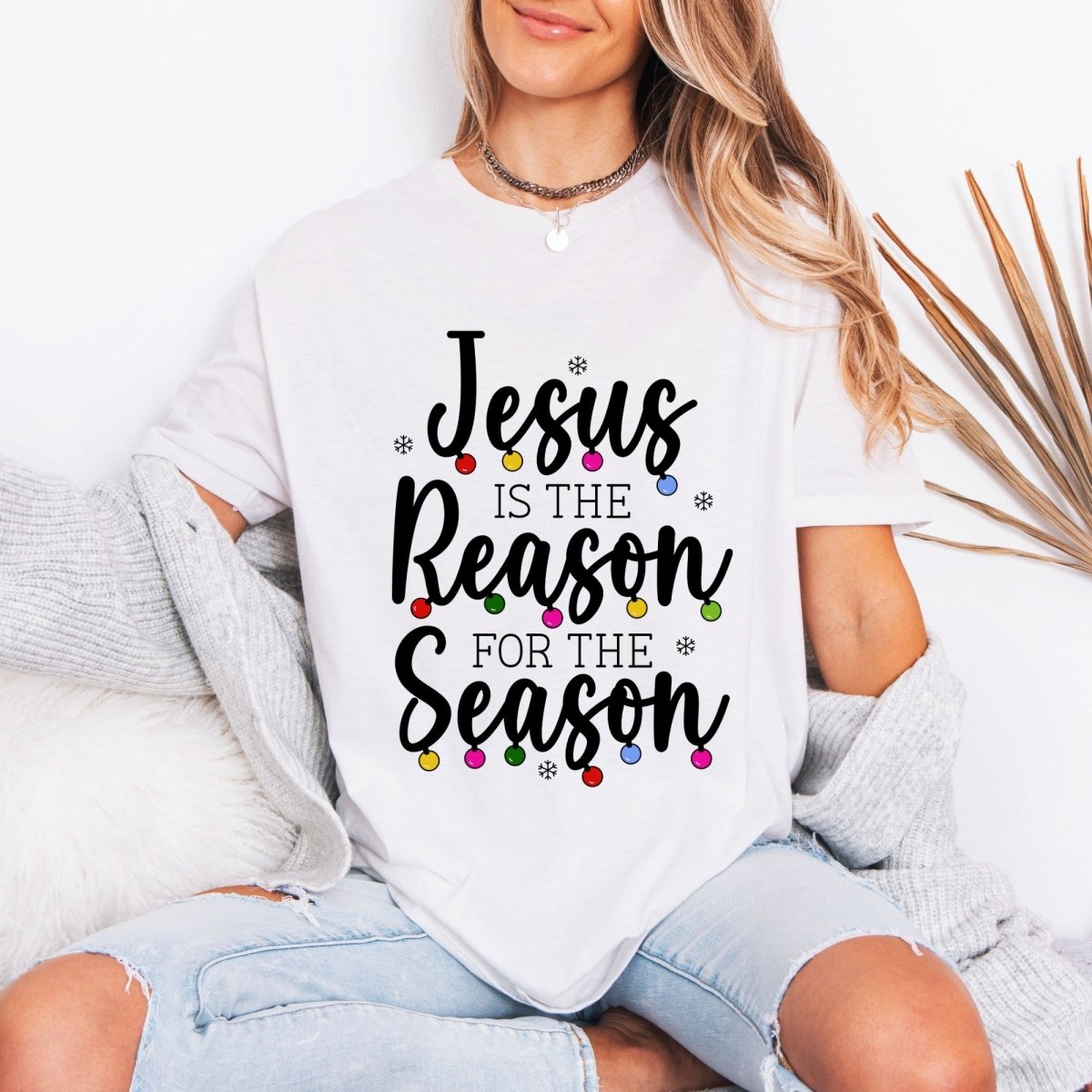 Jesus Is The Reason | Christmas Faith Tee - Luckets.com
