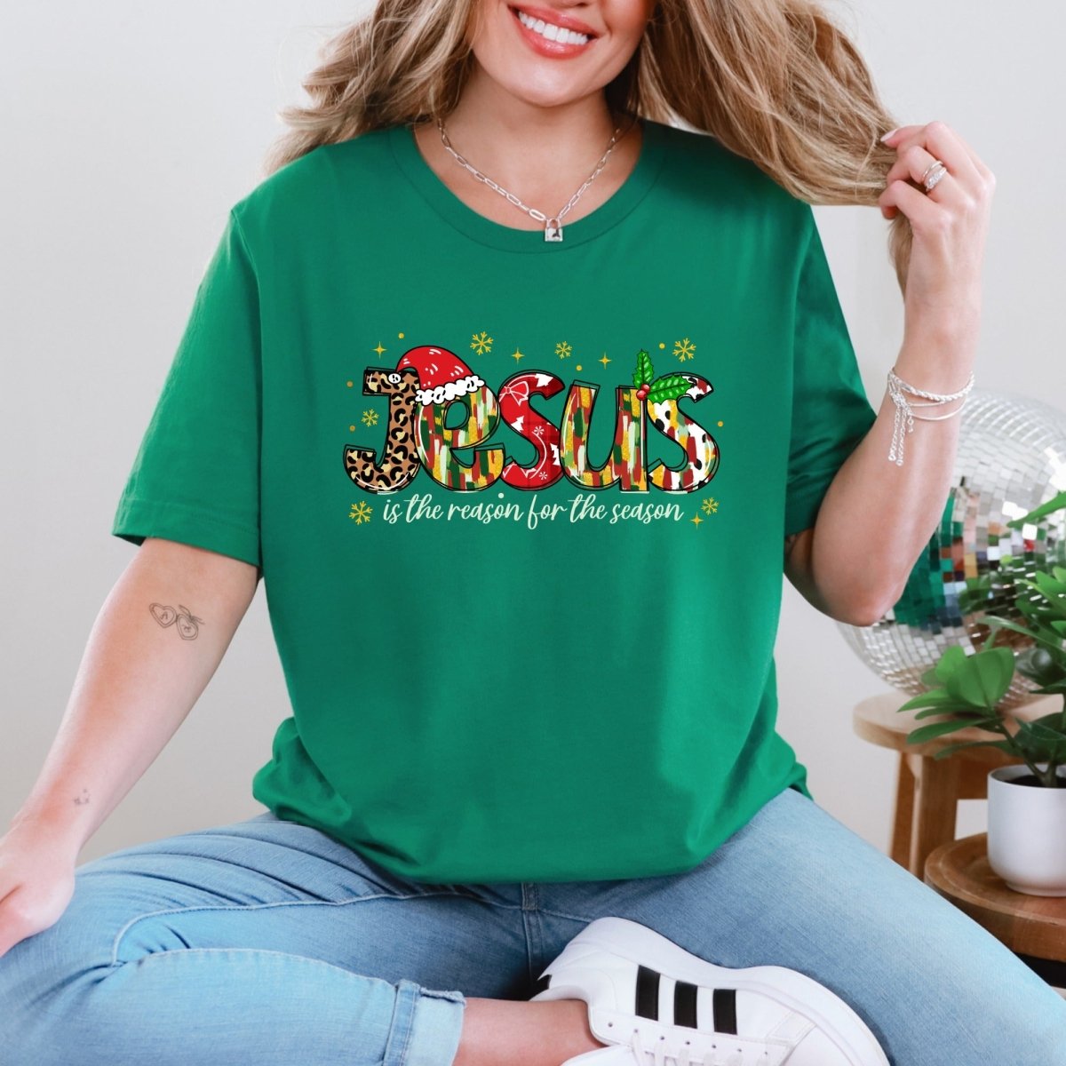 Jesus Is The Reason | Christmas Faith Tee - Luckets.com