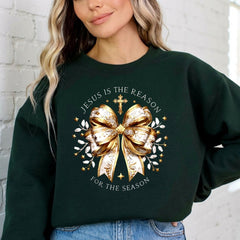 Jesus Is The Reason | Christmas Grace Sweatshirt - Luckets.com