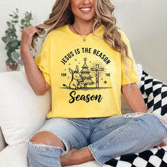 Jesus Is The Reason | Christmas Joy & Faith Tee - Luckets.com