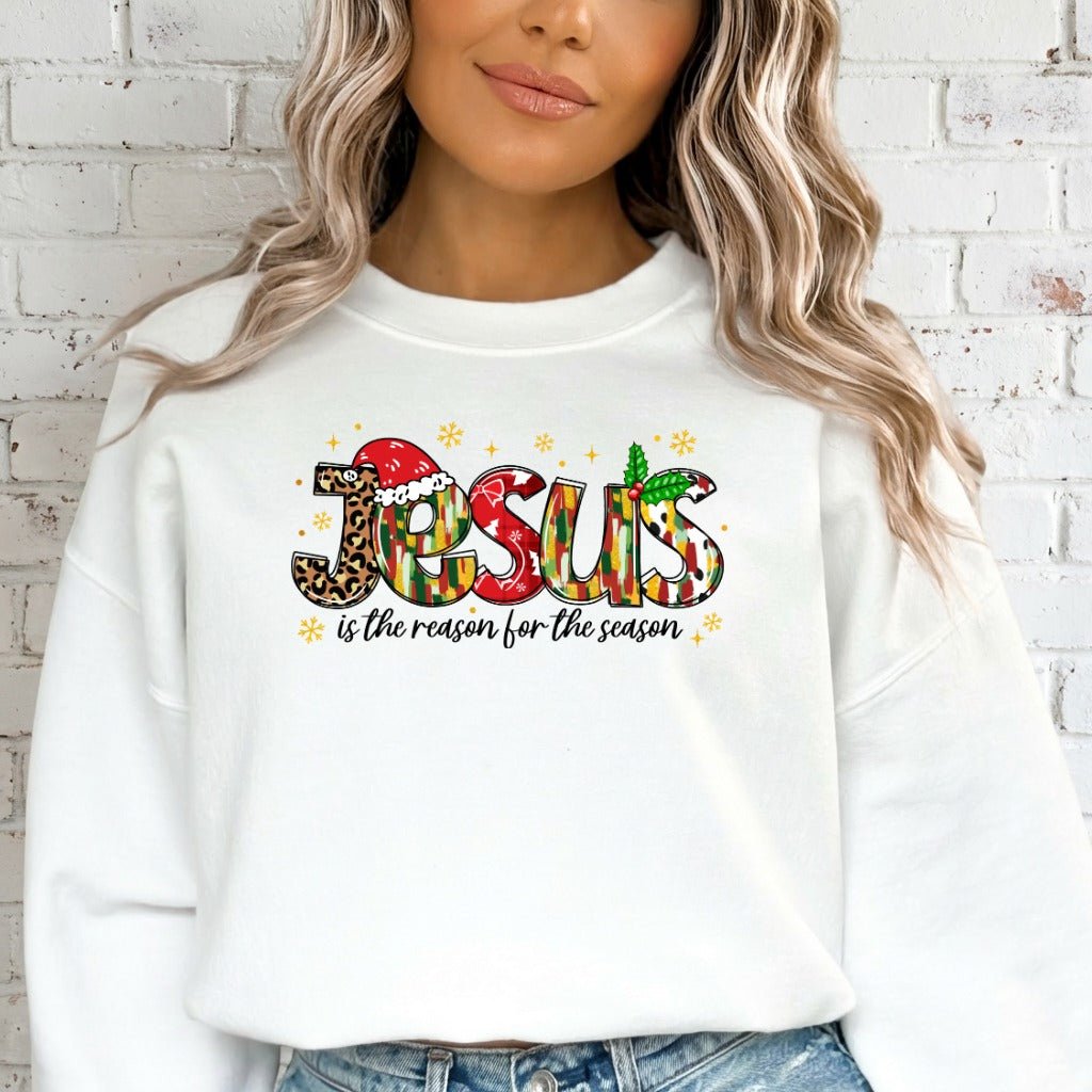 Jesus Is The Reason | Festive Faith Sweatshirt - Luckets.com
