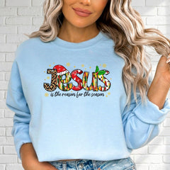 Jesus Is The Reason | Festive Faith Sweatshirt - Luckets.com