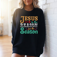 Jesus Is The Reason | Festive Faith Sweatshirt - Luckets.com