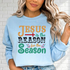 Jesus Is The Reason | Festive Faith Sweatshirt - Luckets.com