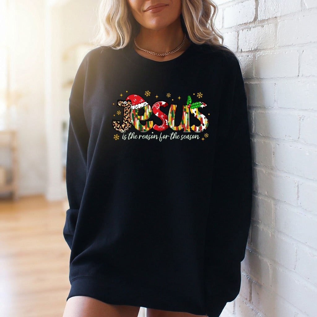 Jesus Is The Reason | Festive Faith Sweatshirt - Luckets.com