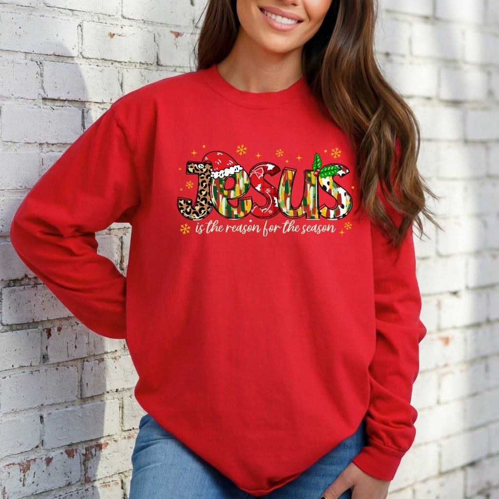 Jesus Is The Reason | Festive Faith Sweatshirt - Luckets.com