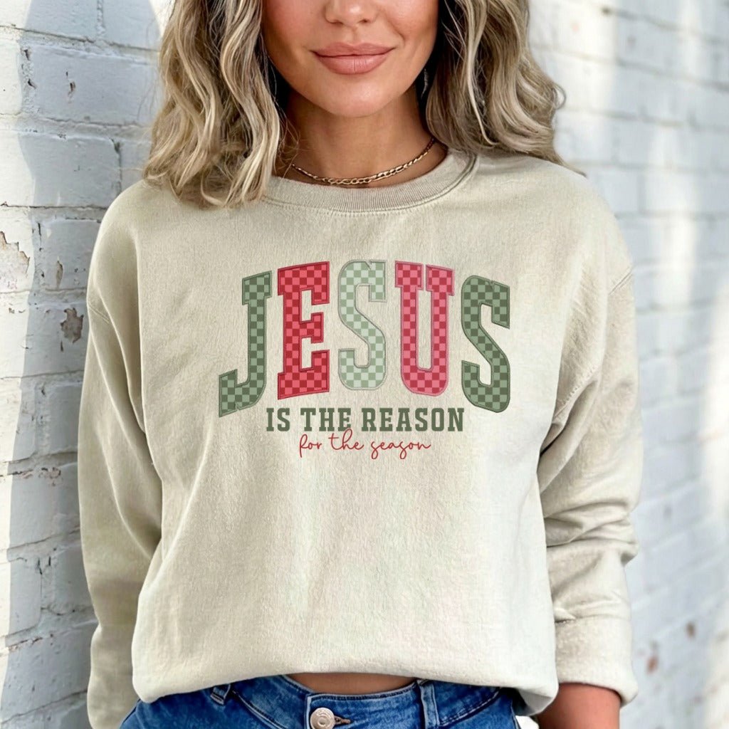 Jesus Is The Reason For The Season | Christmas Faith Sweatshirt - Luckets.com