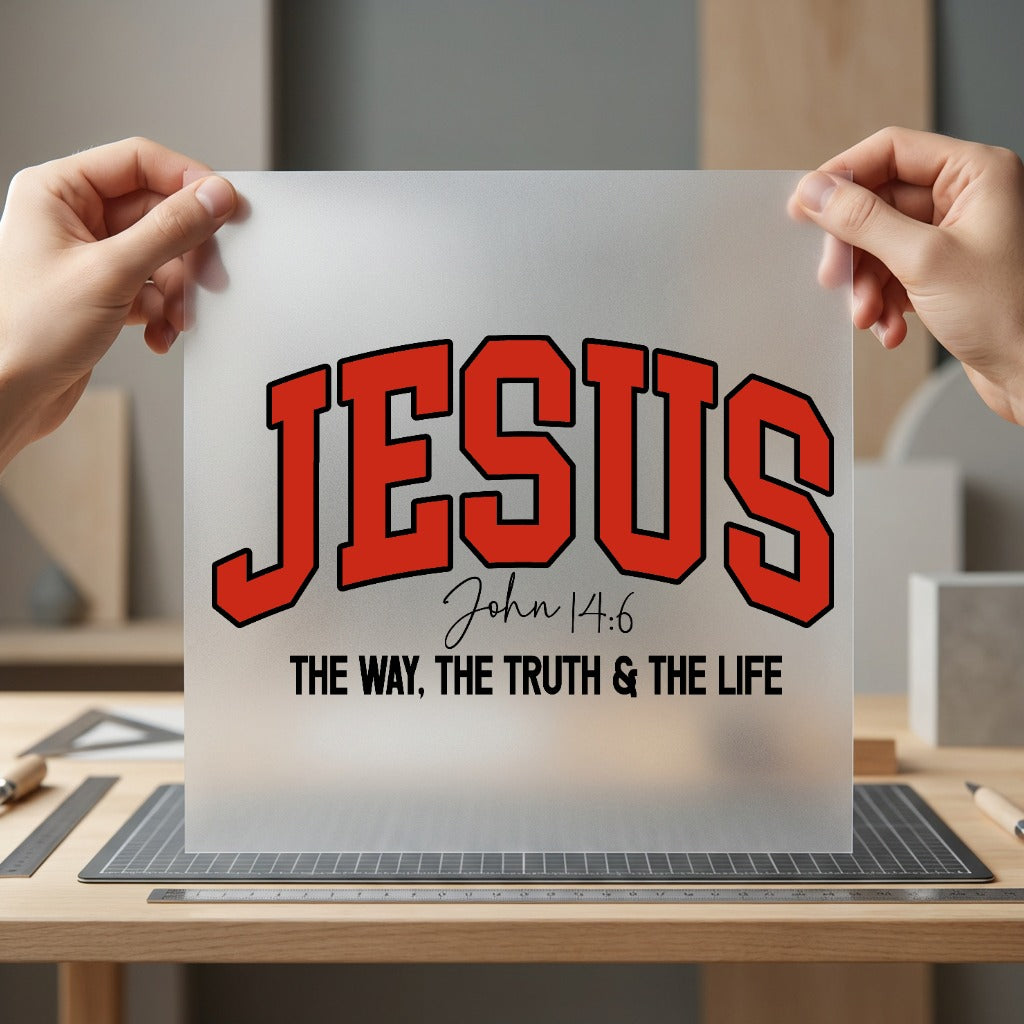 Jesus John Christian Faith Christian Faith Ready to Press DTF Transfer for Dtf