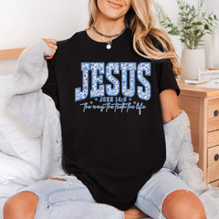 Jesus John Scripture Faith-based Christian Faith Ready to Press DTF Transfer for Dtf