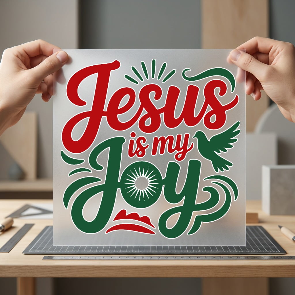 Jesus Joy Christian Diy Christian Faith Ready to Press DTF Transfer for Dtf