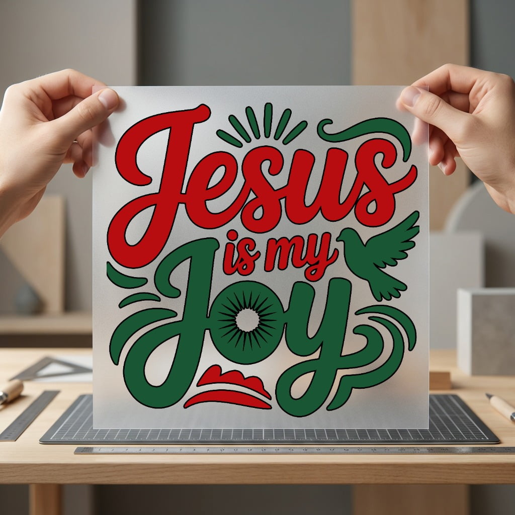 Jesus Joy Christian Diy Christian Faith Ready to Press DTF Transfer for Dtf