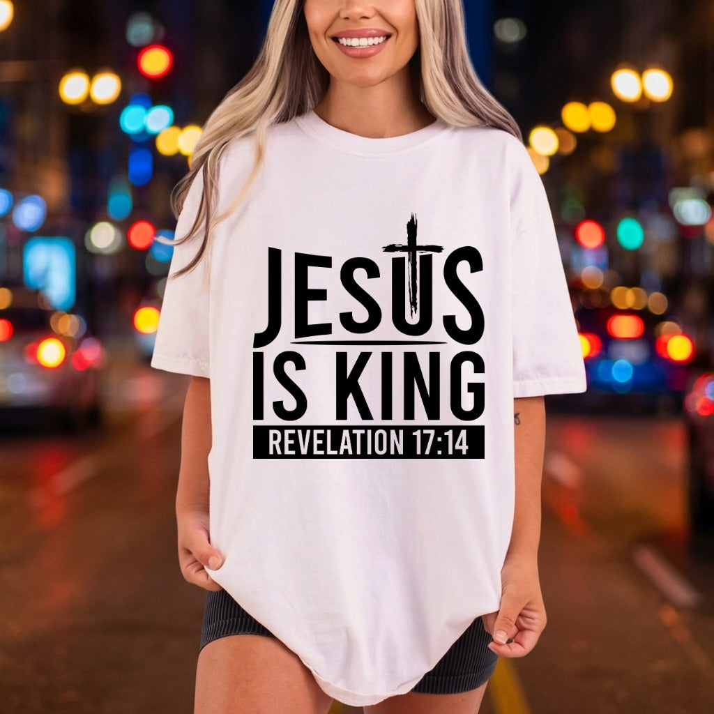 Jesus King Revelation Faith-inspired Christian Faith Ready to Press DTF Transfer for Dtf