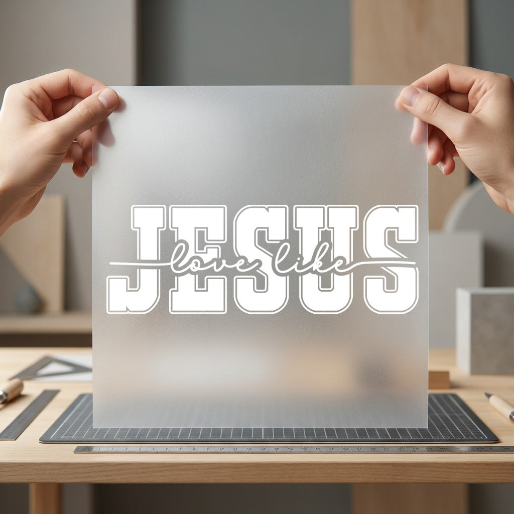 Jesus Love Like Faith-based Christian Faith Ready to Press DTF Transfer for Dtf