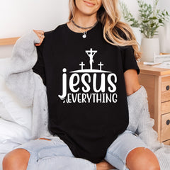 Jesus Over Everything Faith-inspired Christian Faith Ready to Press DTF Transfer for Dtf