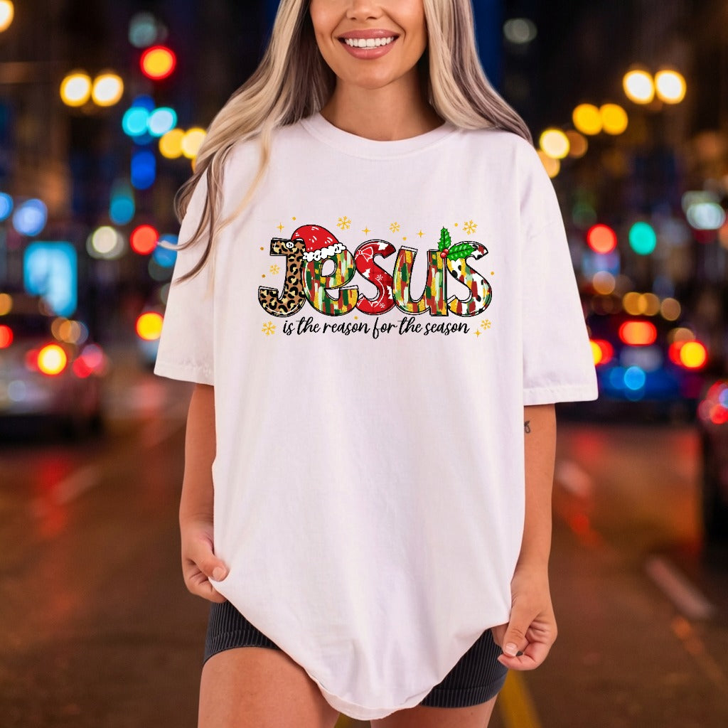 Jesus Reason Christmas Diy Christian Faith Ready to Press DTF Transfer for Dtf