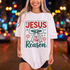 Jesus Reason Christmas Faith Christian Faith Ready to Press DTF Transfer for Dtf