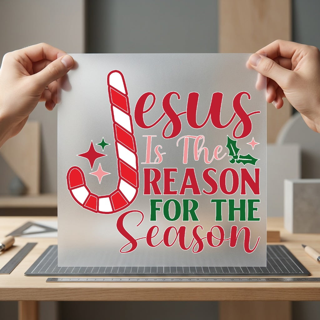 Jesus Reason Season Candy Christian Faith Ready to Press DTF Transfer for Dtf