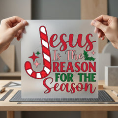 Jesus Reason Season Candy Christian Faith Ready to Press DTF Transfer for Dtf