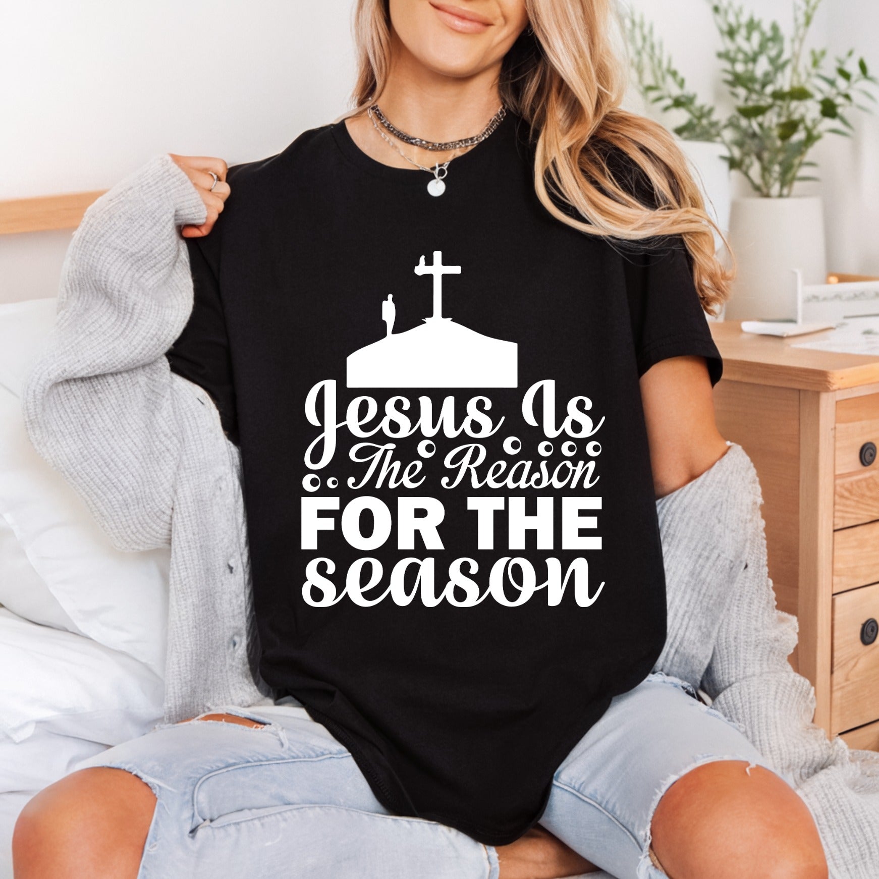 Jesus Reason Season Christian Christian Faith Ready to Press DTF Transfer for Dtf