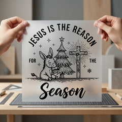 Jesus Reason Season Christian Christian Faith Ready to Press DTF Transfer for Dtf