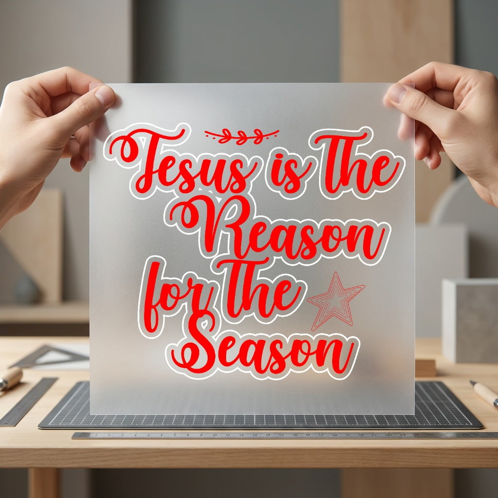 Jesus Reason Season Christmas Christian Faith Ready to Press DTF Transfer for Dtf