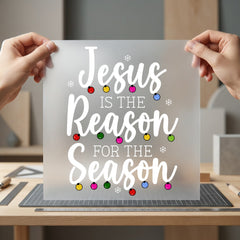 Jesus Reason Season Christmas Christian Faith Ready to Press DTF Transfer for Dtf