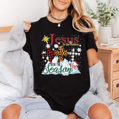 Jesus Reason Season Christmas Christian Faith Ready to Press DTF Transfer for Dtf