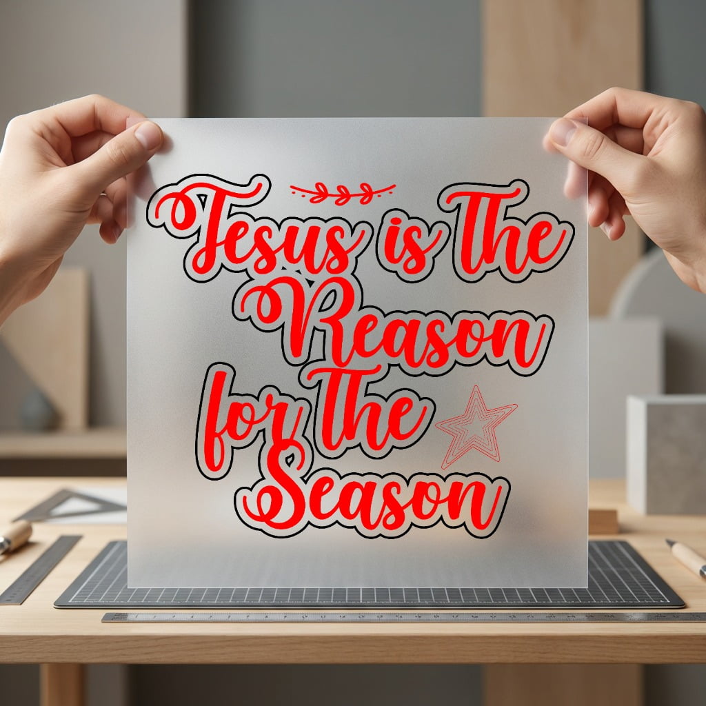 Jesus Reason Season Christmas Christian Faith Ready to Press DTF Transfer for Dtf