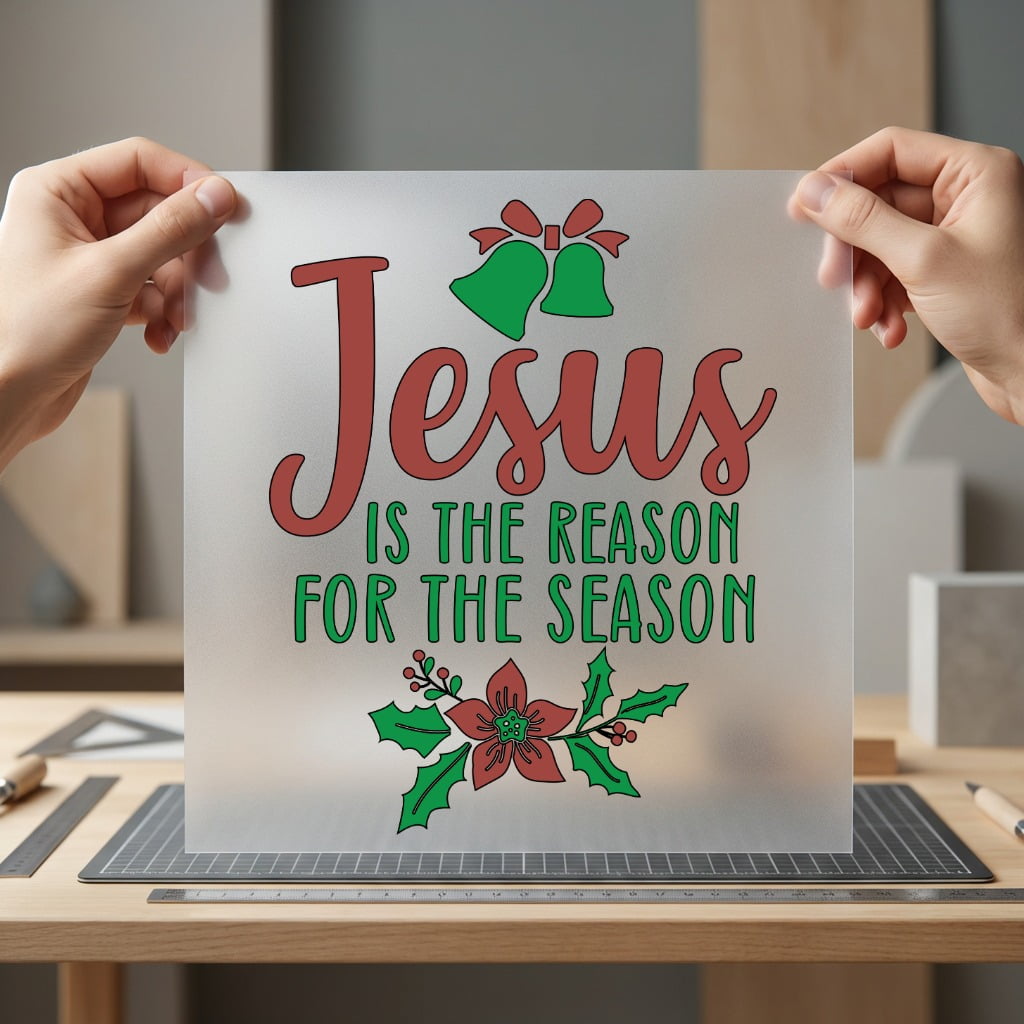 Jesus Reason Season Christmas Christian Faith Ready to Press DTF Transfer for Dtf
