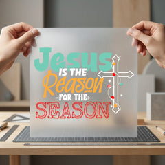 Jesus Reason Season Christmas Christian Faith Ready to Press DTF Transfer for Dtf
