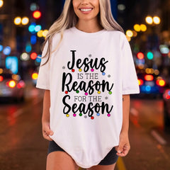 Jesus Reason Season Christmas Christian Faith Ready to Press DTF Transfer for Dtf