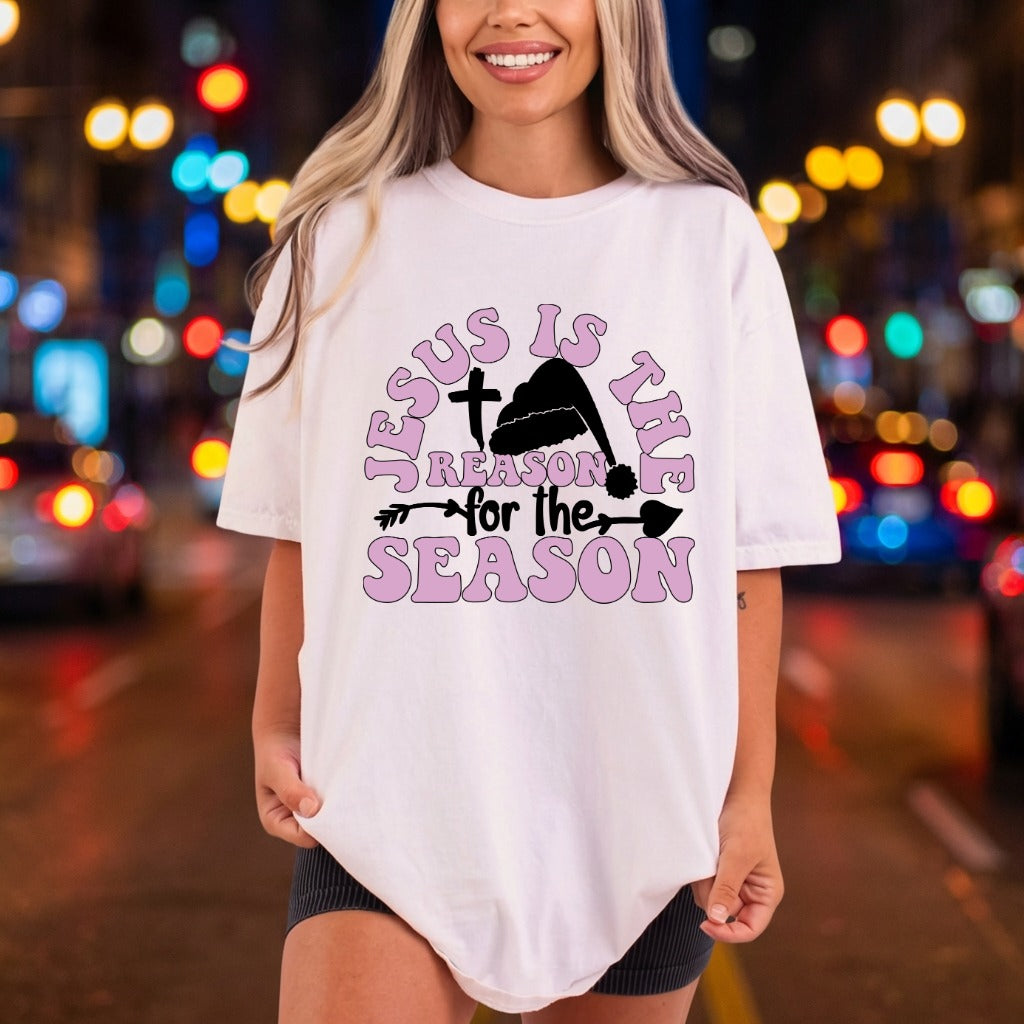 Jesus Reason Season Retro Christian Faith Ready to Press DTF Transfer for Dtf