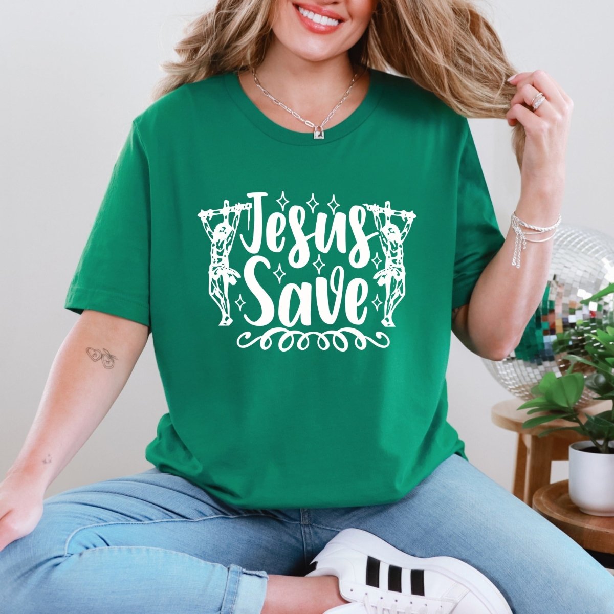 Jesus Save | Redemption & Faith Tee - Luckets.com