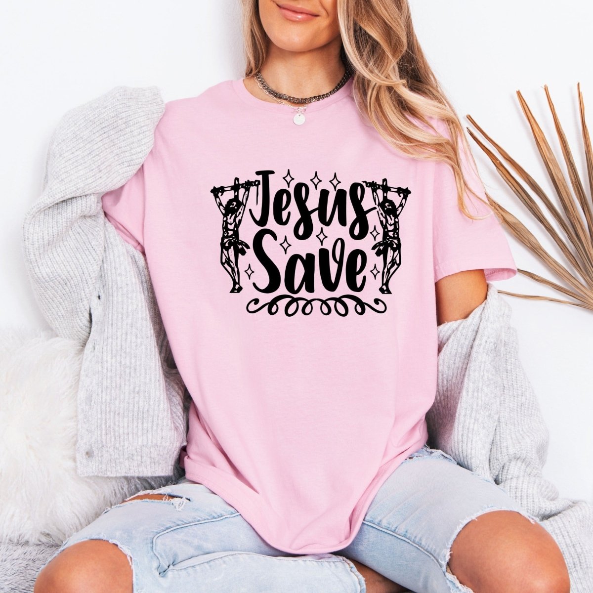 Jesus Save | Redemption & Faith Tee - Luckets.com