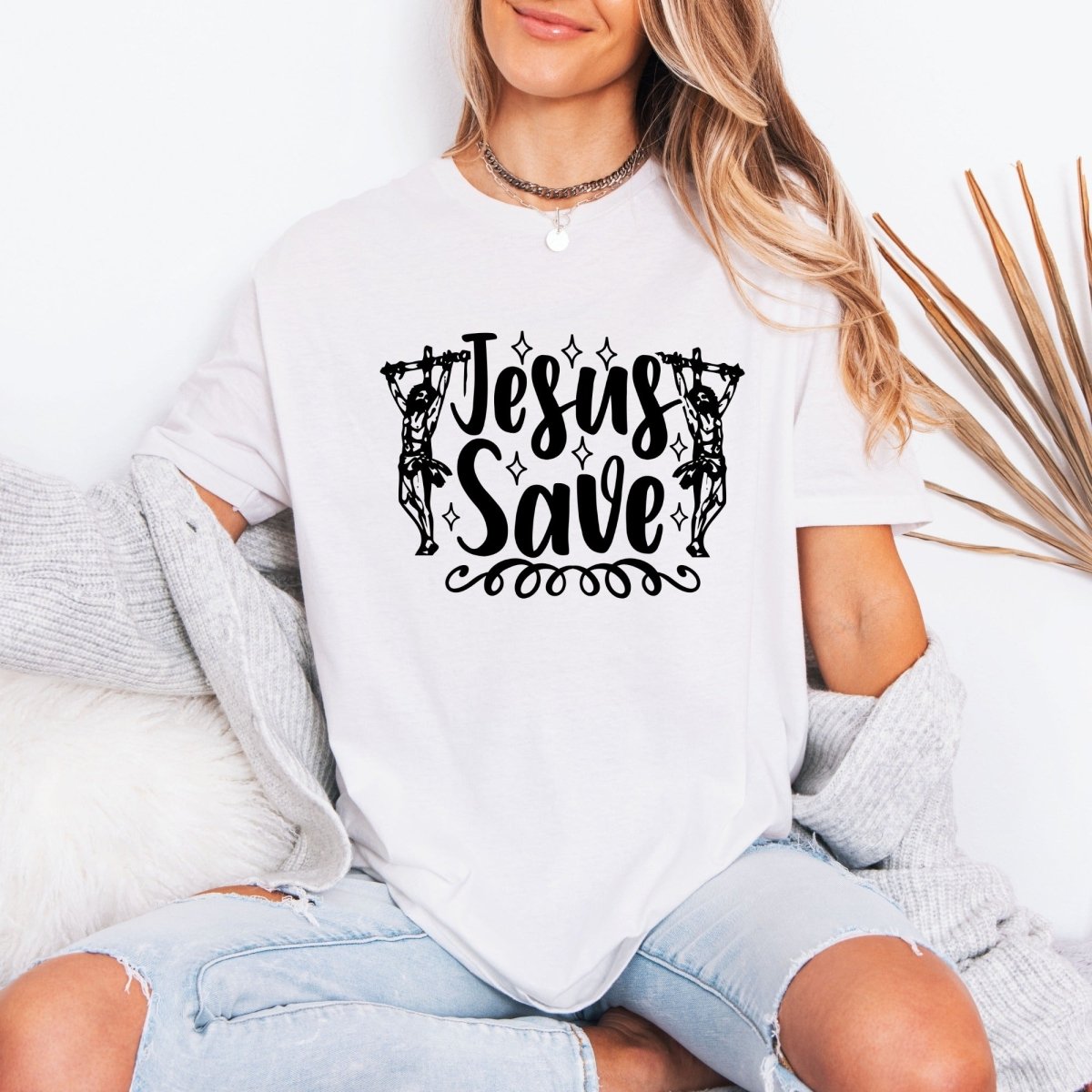 Jesus Save | Redemption & Faith Tee - Luckets.com